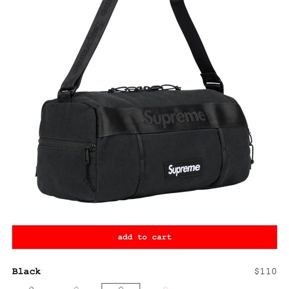 Supreme Black utility bag - Picture 3 of 5